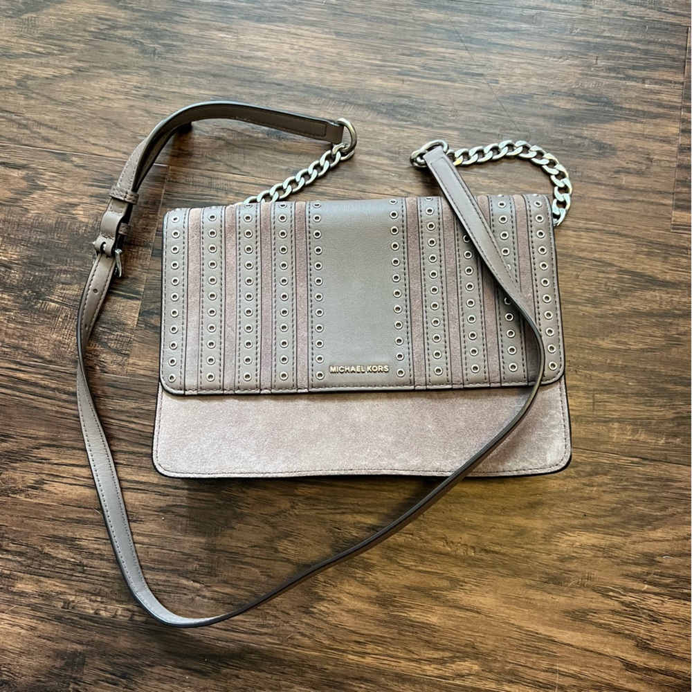 michael kors lavender crossbody bag